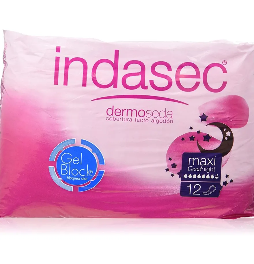Indasec Maxi Compresa Perdidas Leves (goodnight 12 Absorb) - Laboratorios Indas