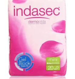 Indasec Mini Compresa Perdidas Leves (22 Absorb) - Laboratorios Indas