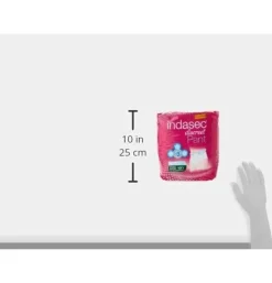 Indasec Pant Super Absorbente Incontinencia Orina Dia Anatomico (10 Unidades Talla Media) - Laboratorios Indas