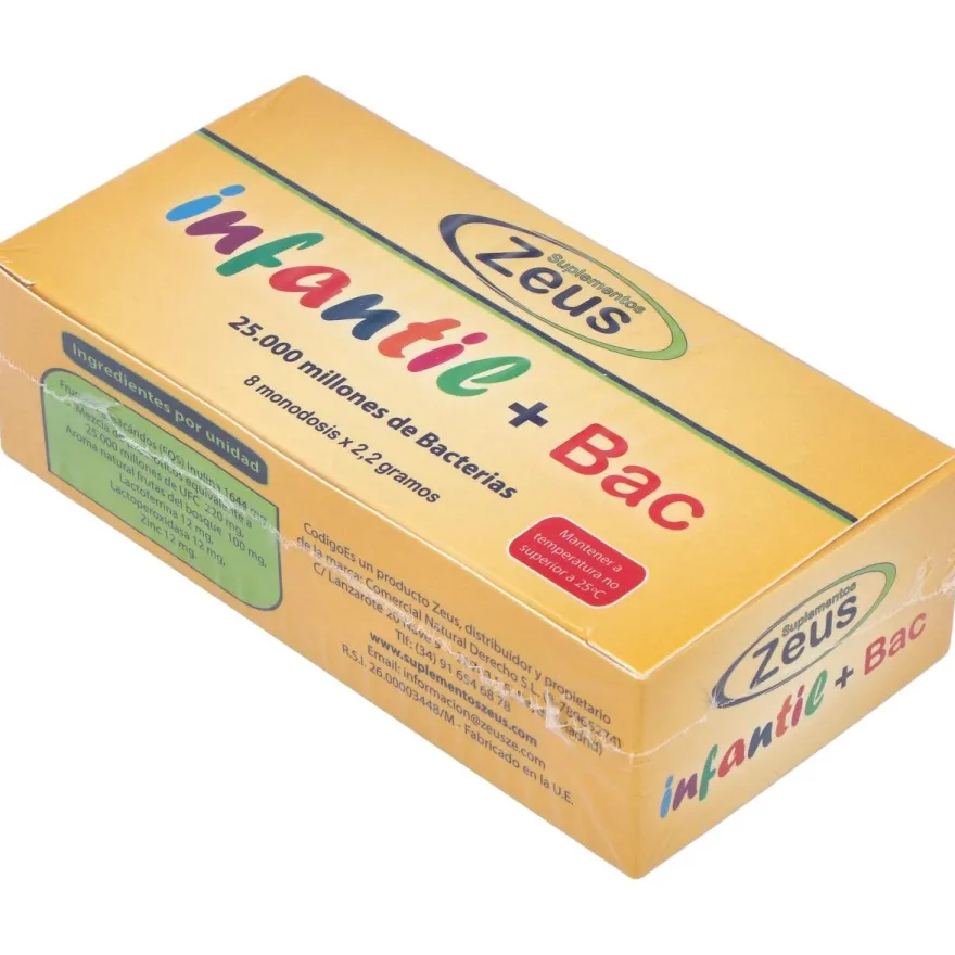 Infantil + Bac 8monodosis - Zeus