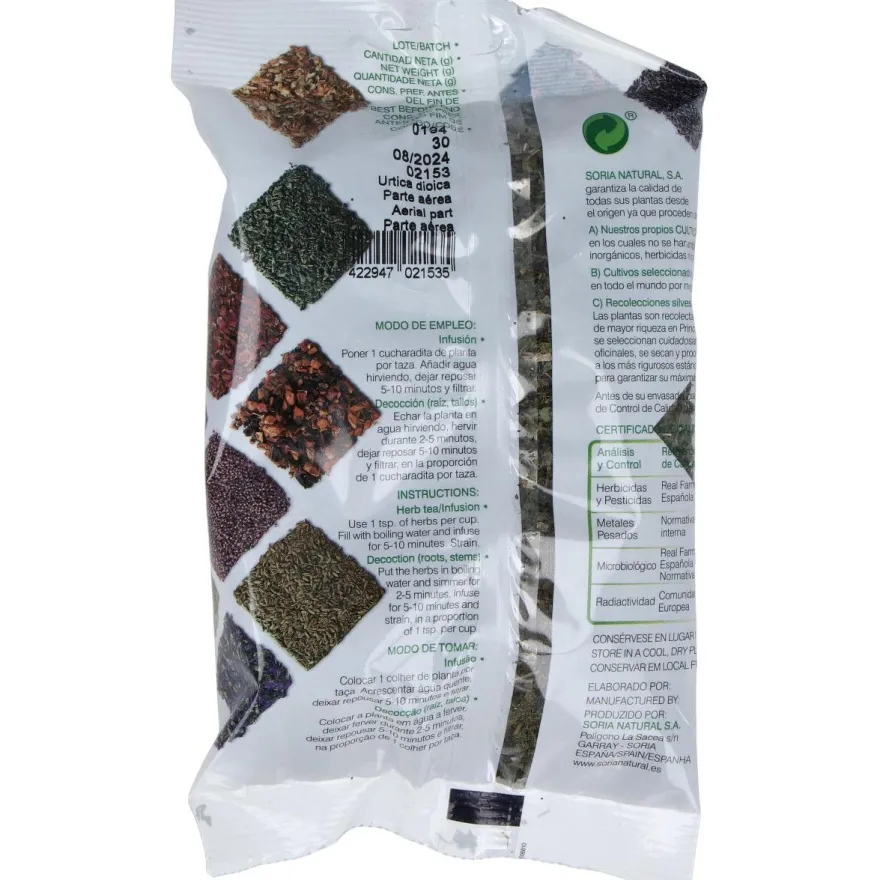 Infusion Ortiga Verde 30g - Soria Natural