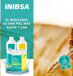 Inibsa Gel Dermatologico + Multicereales (2 Envases 1 L + 1 Envase 200 ml Pack) - Perrigo