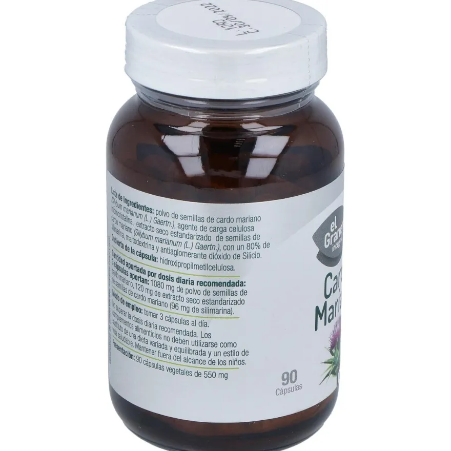 Integral Cardo Forte 550mg 90 Cáps - El Granero