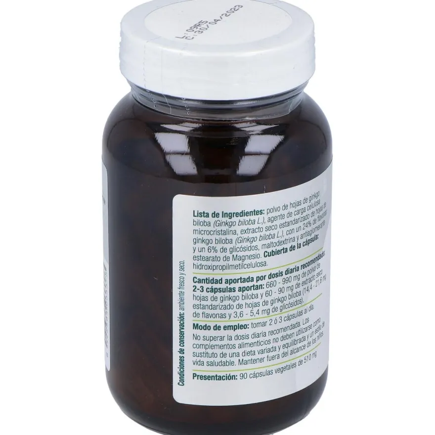 Integral Ginkgo Biloba 600mg 90 Cáps - El Granero