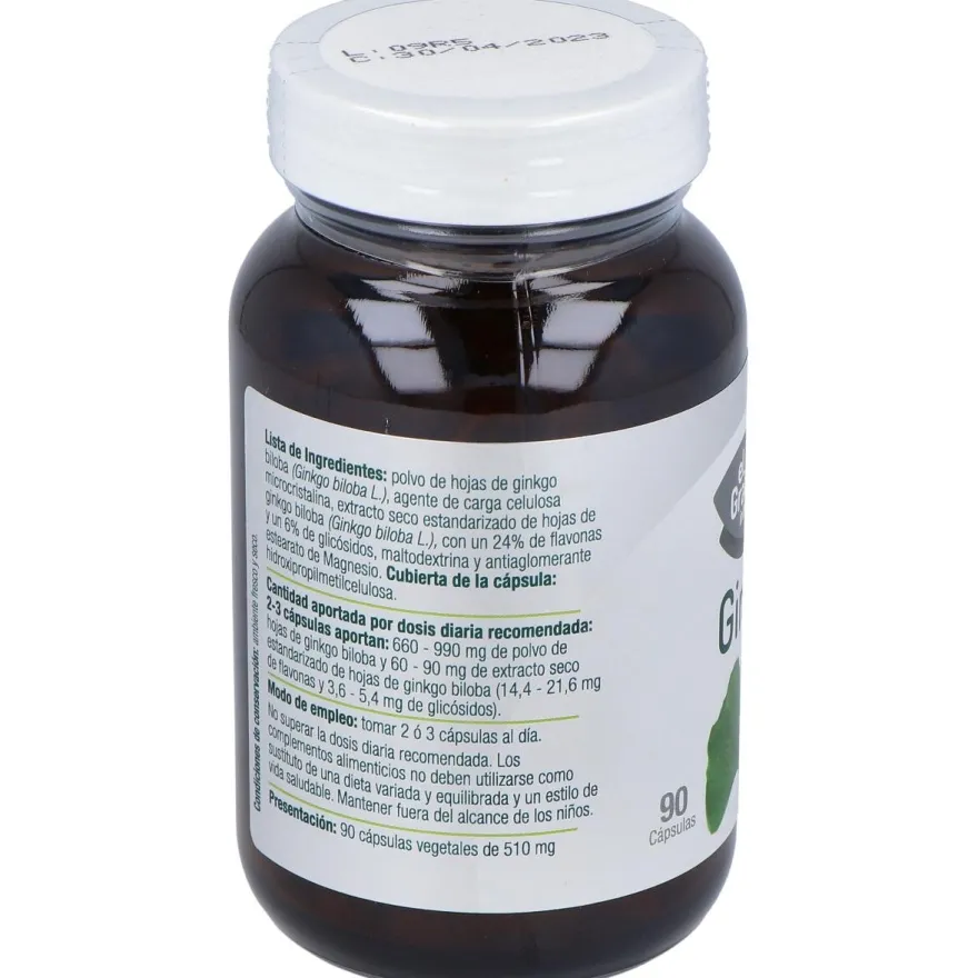 Integral Ginkgo Biloba 600mg 90 Cáps - El Granero
