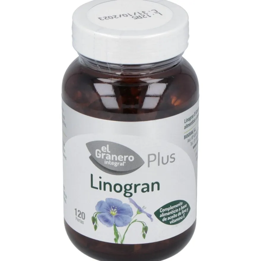 Integral Linogran Aceite de Lino 120 Perlas - El Granero