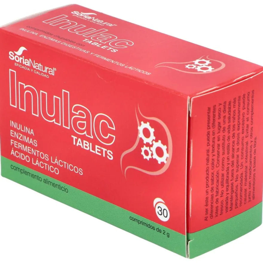 Inulac Tablets 30 Comprimidos Soria - Soria Natural