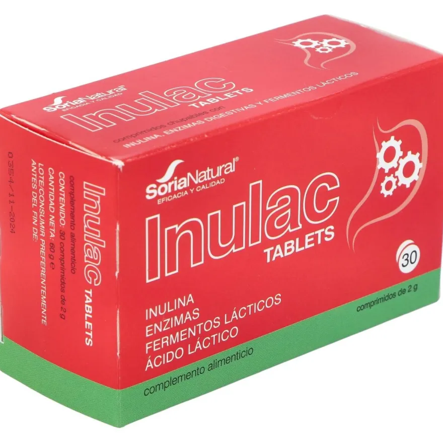 Inulac Tablets 30 Comprimidos Soria - Soria Natural