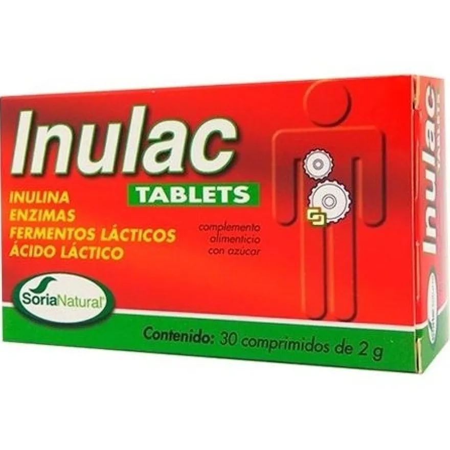 Inulac Tablets 30 Comprimidos Soria - Soria Natural