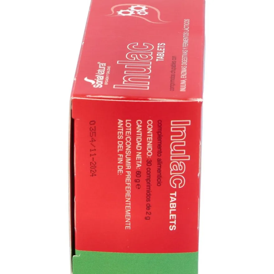 Inulac Tablets 30 Comprimidos Soria - Soria Natural