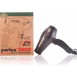 Ionic y Ceramic 3800 Secador Cabello Negro 1ud - Parlux