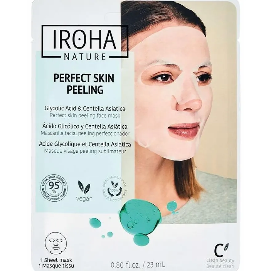 Iroha Nature Mascarilla Perfect Skin Peeling Ácido Glicólico 20Ml