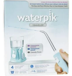 Irrigador Bucal Electrico - Waterpik Wp- 300 Traveler Con Adaptador (Viajes Blue)