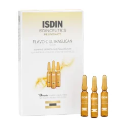 Isdinceutics Flavo-C Ultraglican, 10 Ampollas x 2 ml.- Isdin