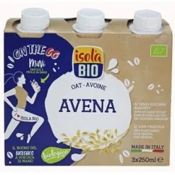 Isola Bio Bebida Vegetal De Avena Bio Sin Gluten Vegan 3X250Ml