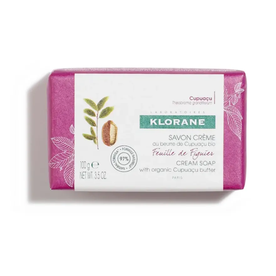 Jabón Crema Hoja de Higuera, 100 g. - Klorane