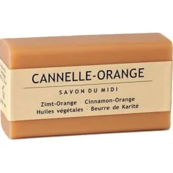 Jabon En Pastilla De Canela Y Naranja 100Gr. Bio