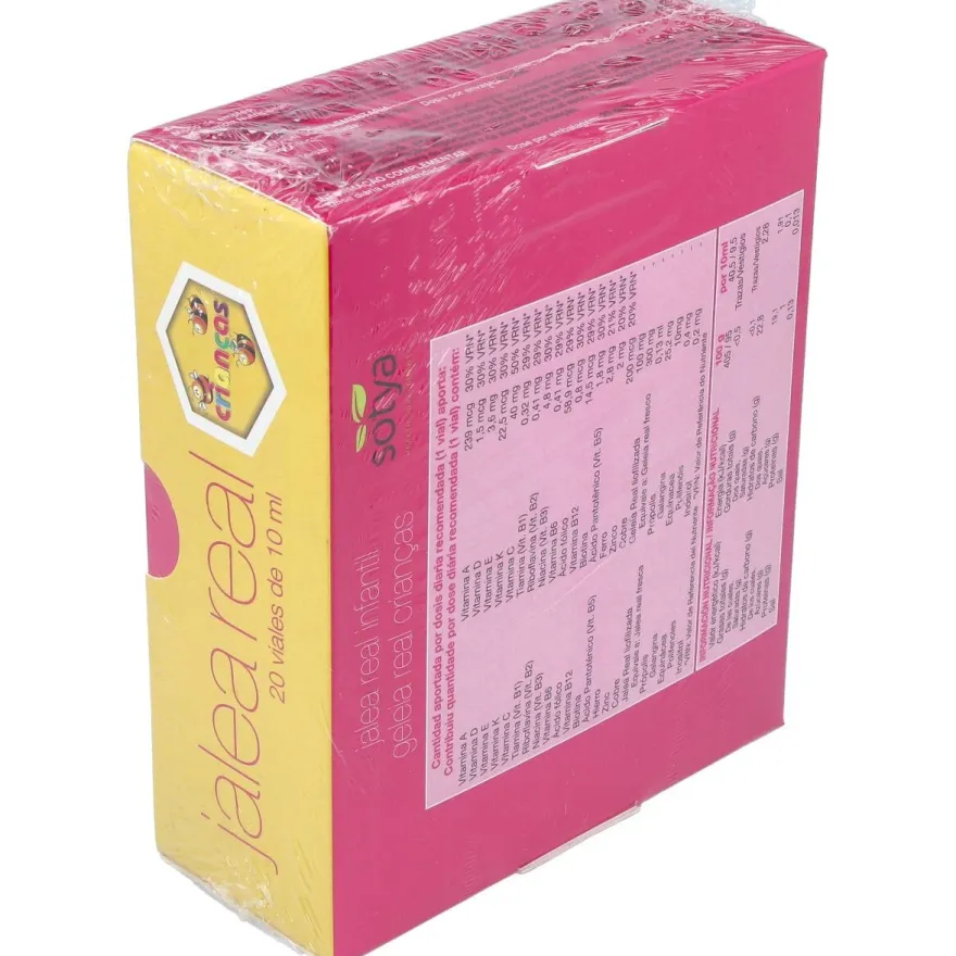 Jalea Real Infantil con Vitaminas 20 Viales - Sotya