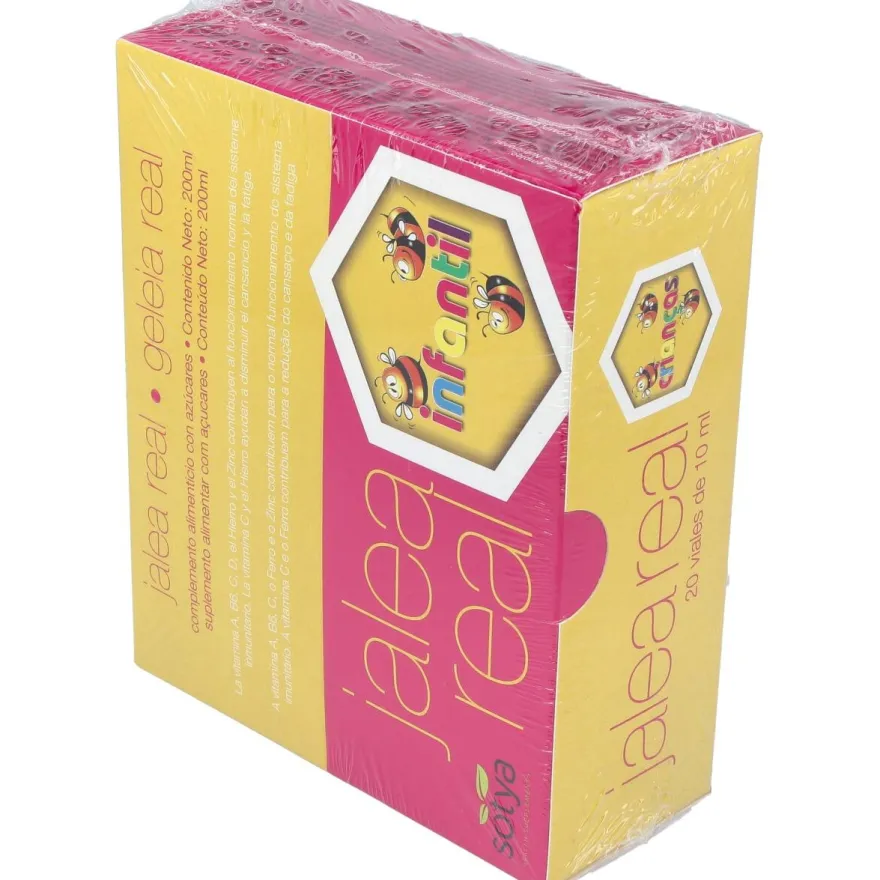 Jalea Real Infantil con Vitaminas 20 Viales - Sotya