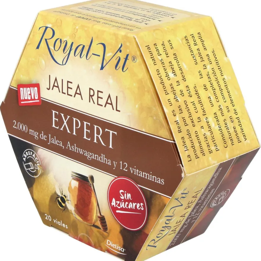 Jalea Real Royal Vit Expert sin Azucar 20viales - Dietisa