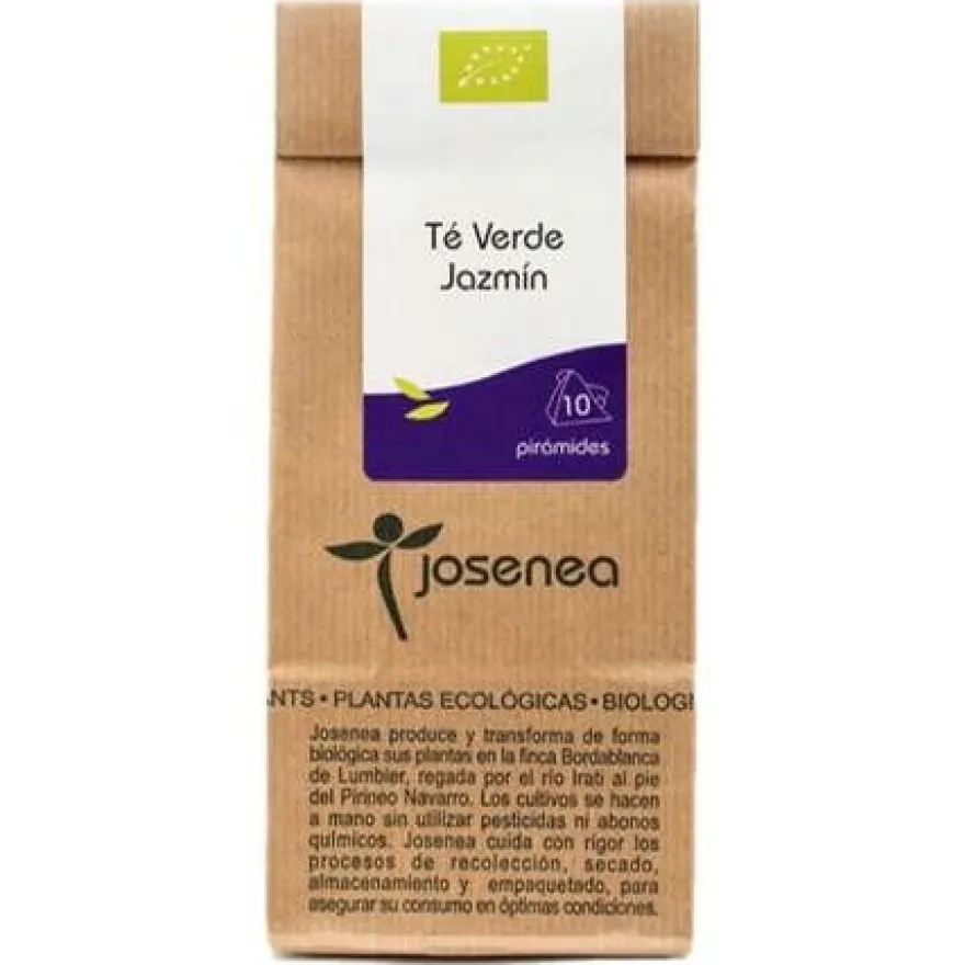Josenea Té Verde Jazmín Bio 10 Pirámides