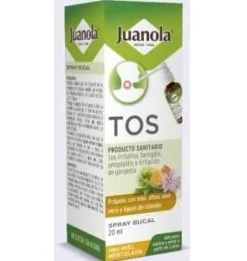 Juanola Tos Spray Bucal (1 Envase 120 ml Sabor Miel Mentolada) - Farmaceutica Angelini S.a