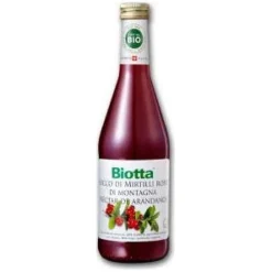 Jugo de Arándanos Rojos Plus Bio 500ml - Biotta