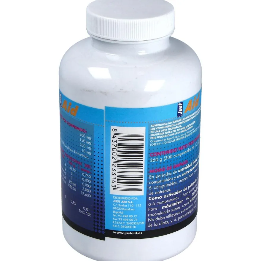 Just Aid Amino Aid Bcaa Aminoacidos Ramificados 300Comp