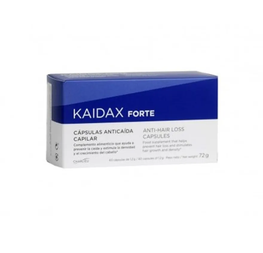 KAIDAX Forte Cápsulas Anticaída Capilar, 60 ud. - Topicrem