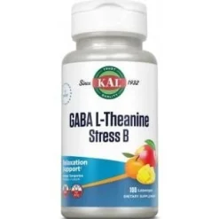 Kal New Gaba Ltheanine Stress B 100comp - Solaray