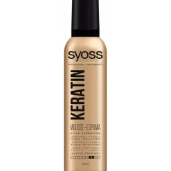 Keratin Espuma Flexible y Brillo 250ml - Syoss