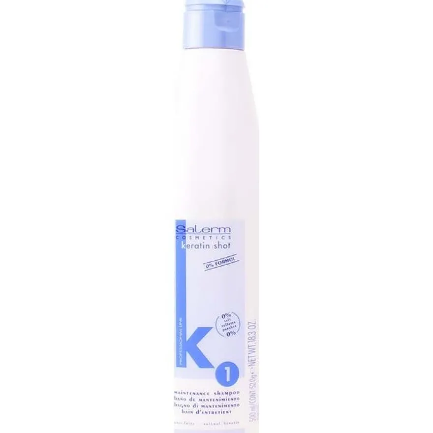 Keratin Shot Maintenance Shampoo 500ml - Salerm