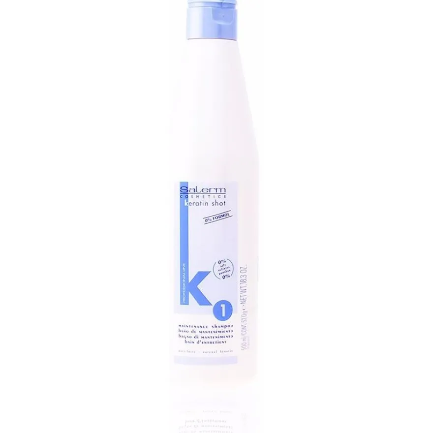 Keratin Shot Maintenance Shampoo 500ml - Salerm