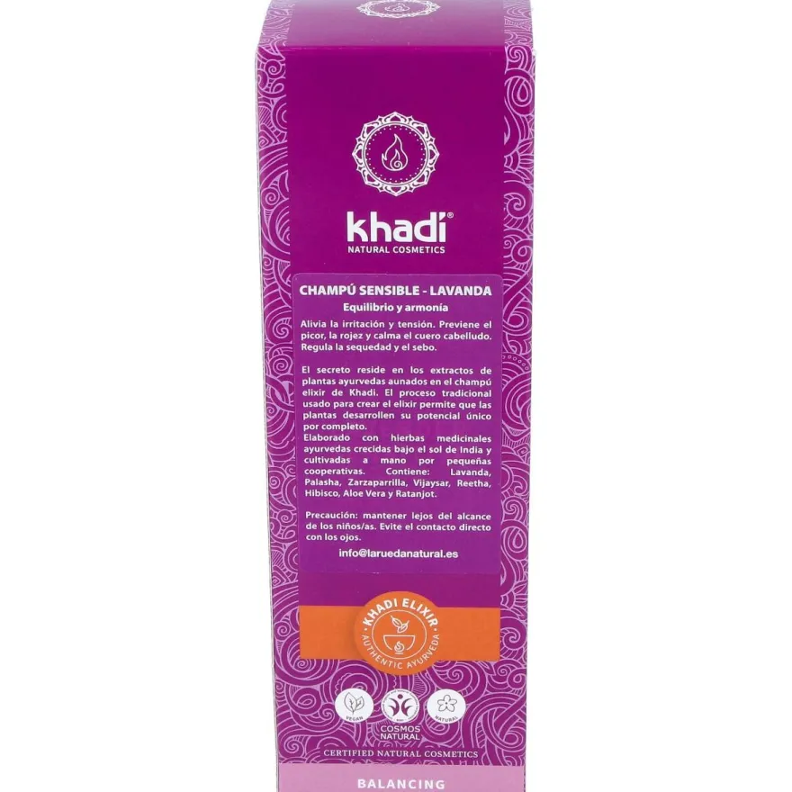 Khadi Champú De Lavanda Para Cabellos Delicados 200Ml