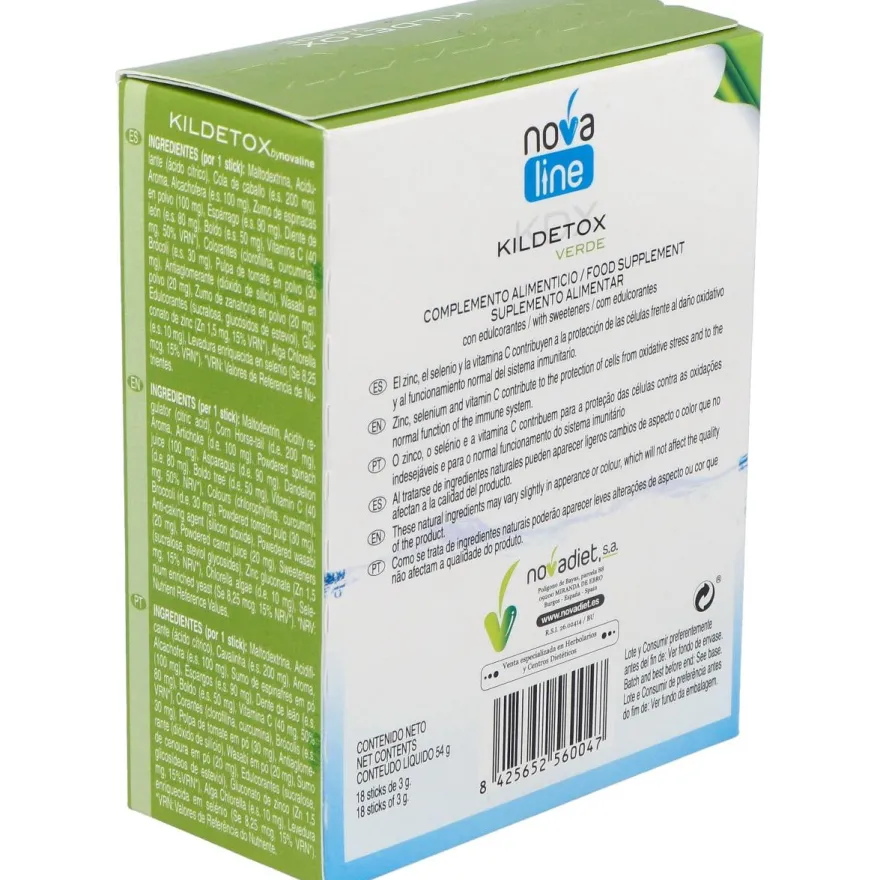 Kildetox Verde Depurativo 18 Sticks