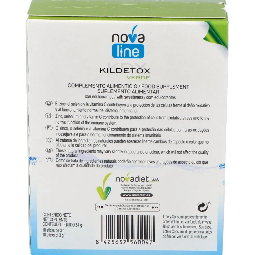 Kildetox Verde Depurativo 18 Sticks