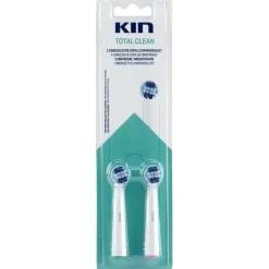 Kin Cepillo Dental Eléctrico Recambio Limpieza Total 2 U