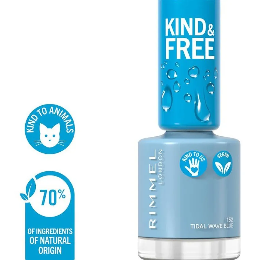 Kind y Free Nail Polish 152 Tidal Wave Blue 8ml - Rimmel