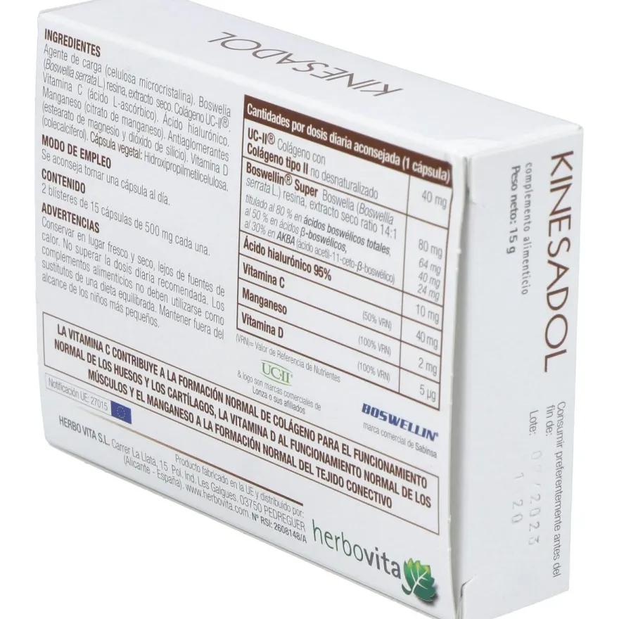 Kinesadol 30caps - Herbovita