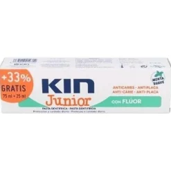 Kin Junior Pasta Dentífrica Menta Suave 75ml+25ml - Pasta