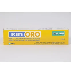 Kin Oro Crema Fijadora - Adhesivo Protesis Dental (40 G)