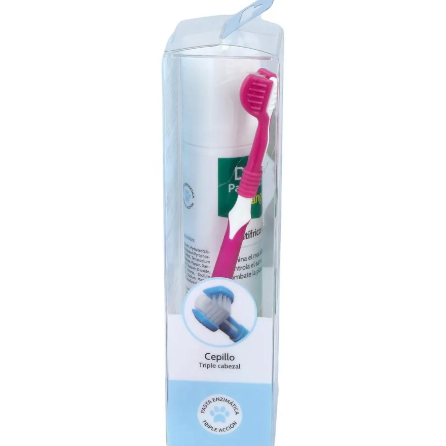Kit Dental Cepillo+Pasta Perros 100Gr.