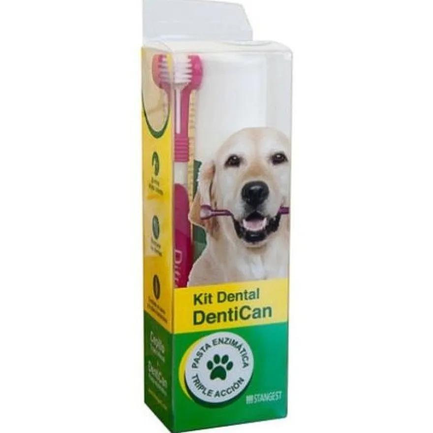Kit Dental Cepillo+Pasta Perros 100Gr.