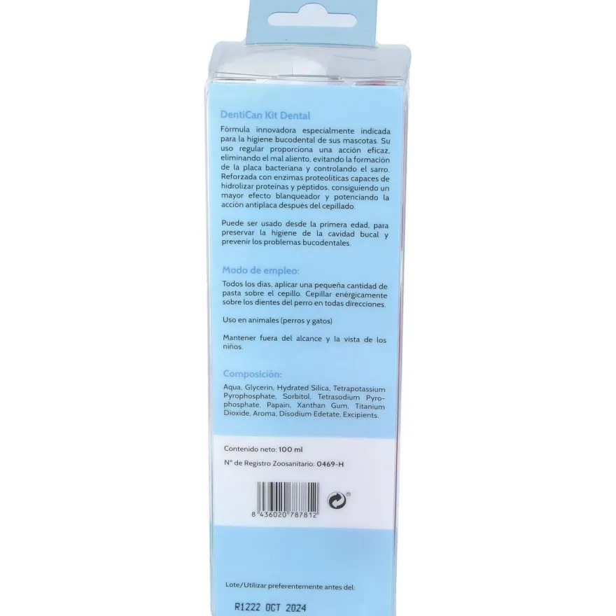 Kit Dental Cepillo+Pasta Perros 100Gr.