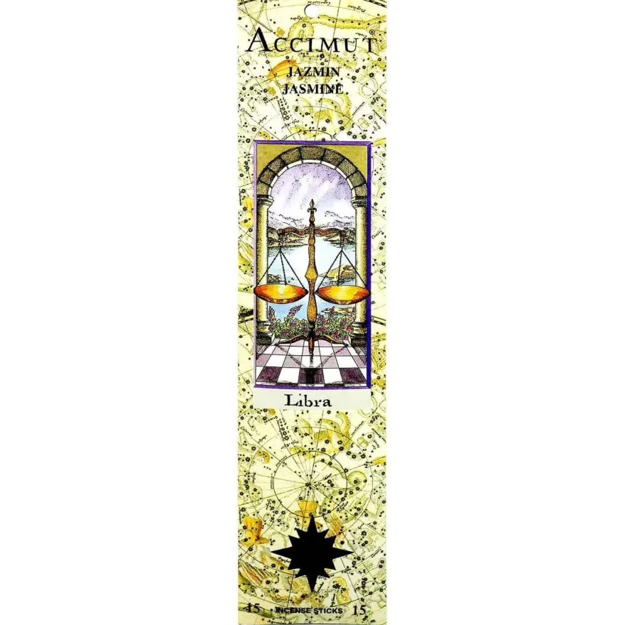 Kit Incienso Accimut Libra Jazmín Stick - Radhe Shyam