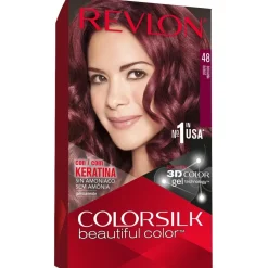 Kit Tinte Colorsilk 48 Borgoña - Revlon
