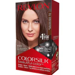 Kit Tinte Colorsilk 27 Castaño Calido Profundo - Revlon