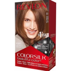 Kit Tinte Colorsilk 51 Castaño Claro - Revlon