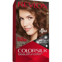 Kit Tinte Colorsilk 46 Castaño Cobrizo Dorado - Revlon