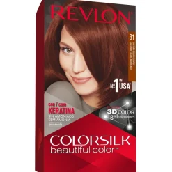 Kit Tinte Colorsilk 31 Castaño Oscuro Cobrizo - Revlon
